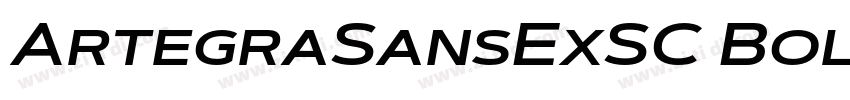 ArtegraSansExSC Bold字体转换